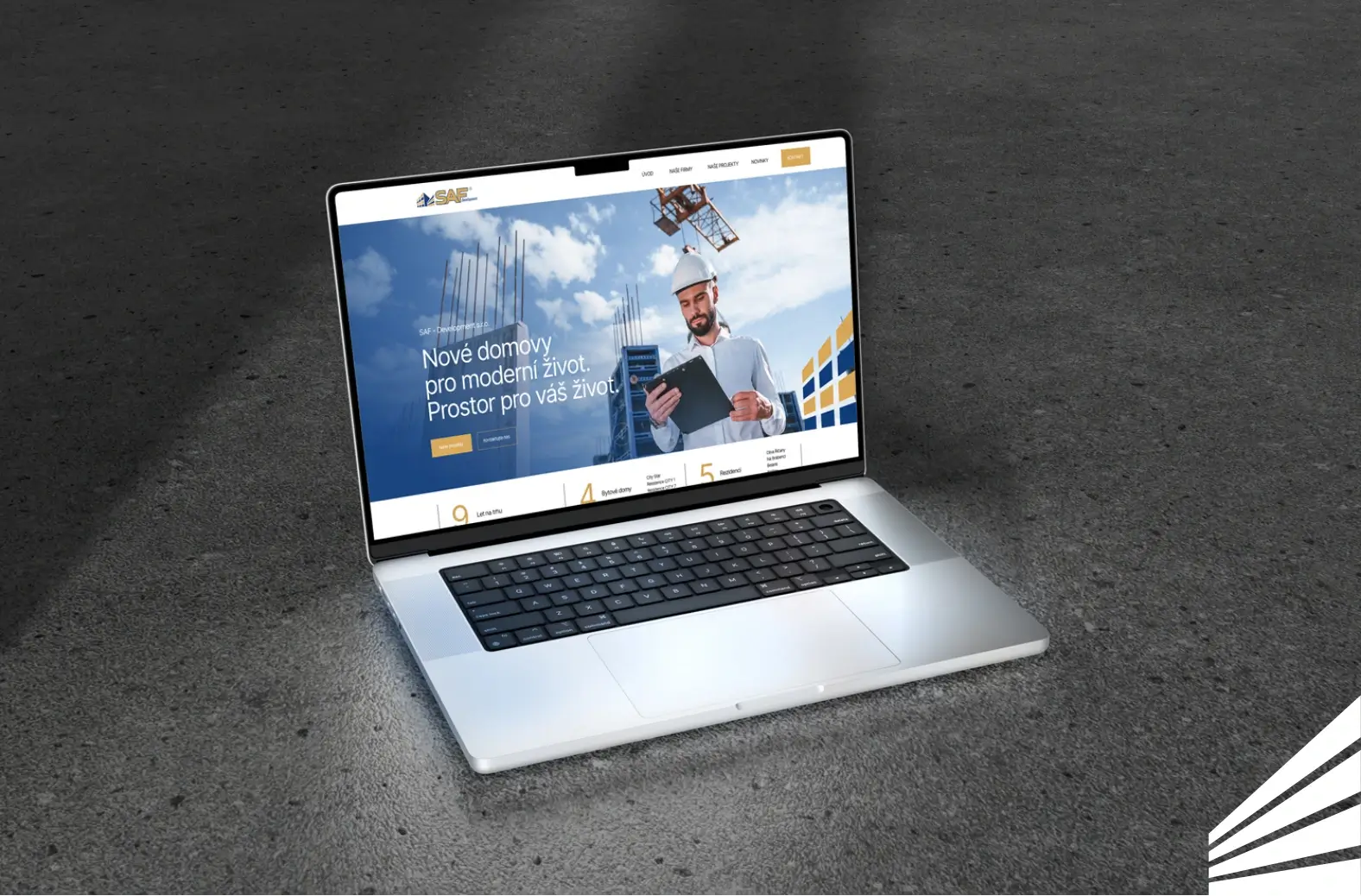 Spustili jsme nové webové stránky SAF-Development s.r.o.